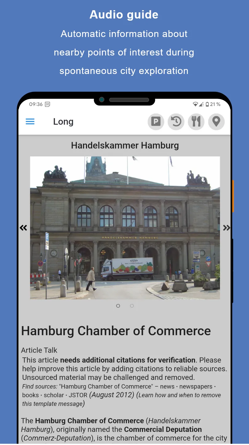 Sightseeing Hamburg | Indus Appstore | Screenshot