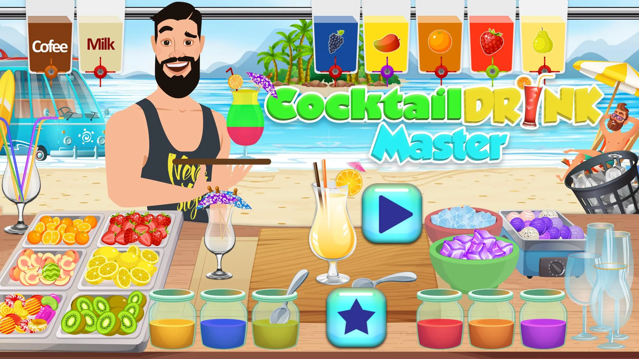 Boba cocktail:DIY recipe games | Indus Appstore | Screenshot