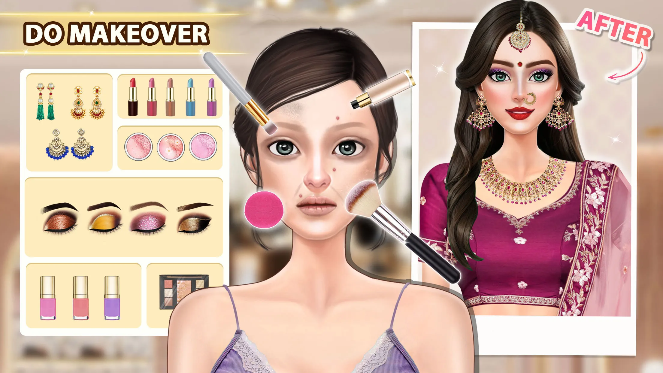 Fashion Makeup & Dress up Game | Indus Appstore | Screenshot