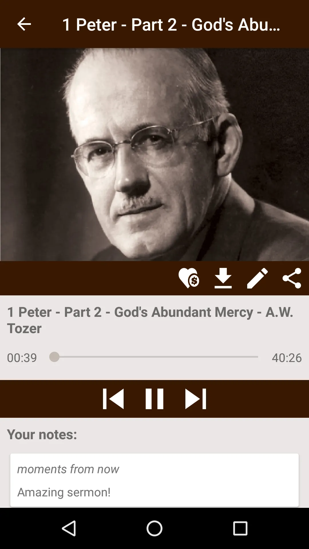 A.W. Tozer Sermons | Indus Appstore | Screenshot