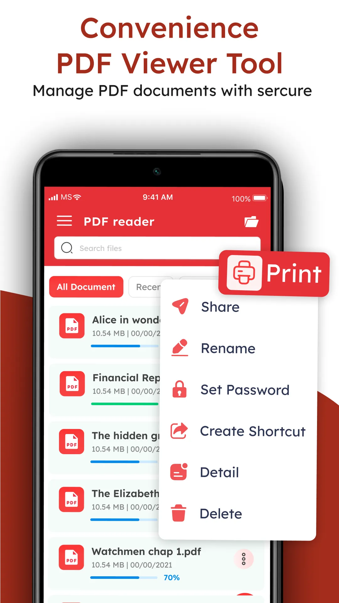 PDF Reader: Read all PDF files | Indus Appstore | Screenshot