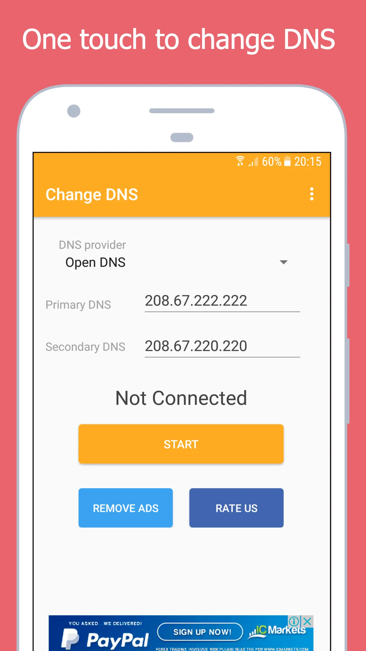 Change DNS (No Root 3G/Wifi) | Indus Appstore | Screenshot