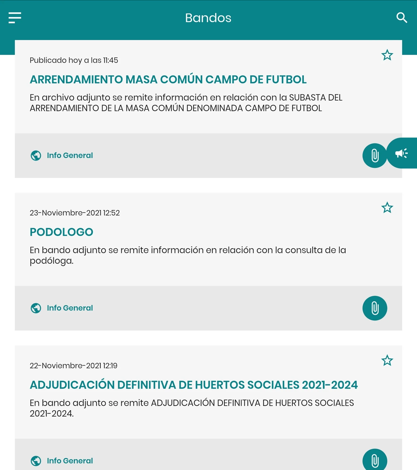 Aldea del Cano Informa | Indus Appstore | Screenshot