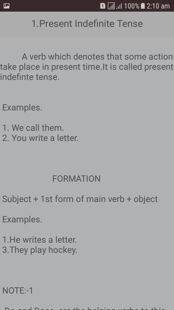 72 Tenses in English | Indus Appstore | Screenshot