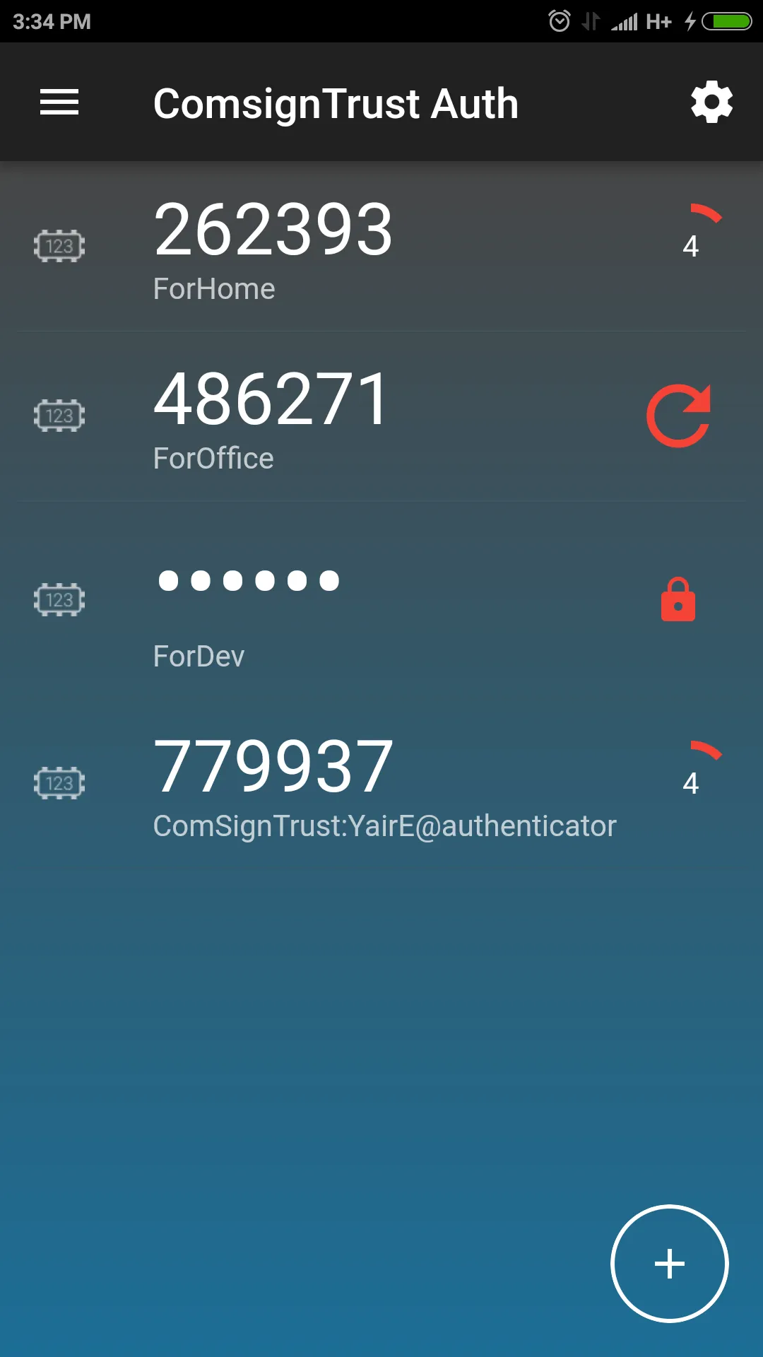 Comsign Authenticator | Indus Appstore | Screenshot