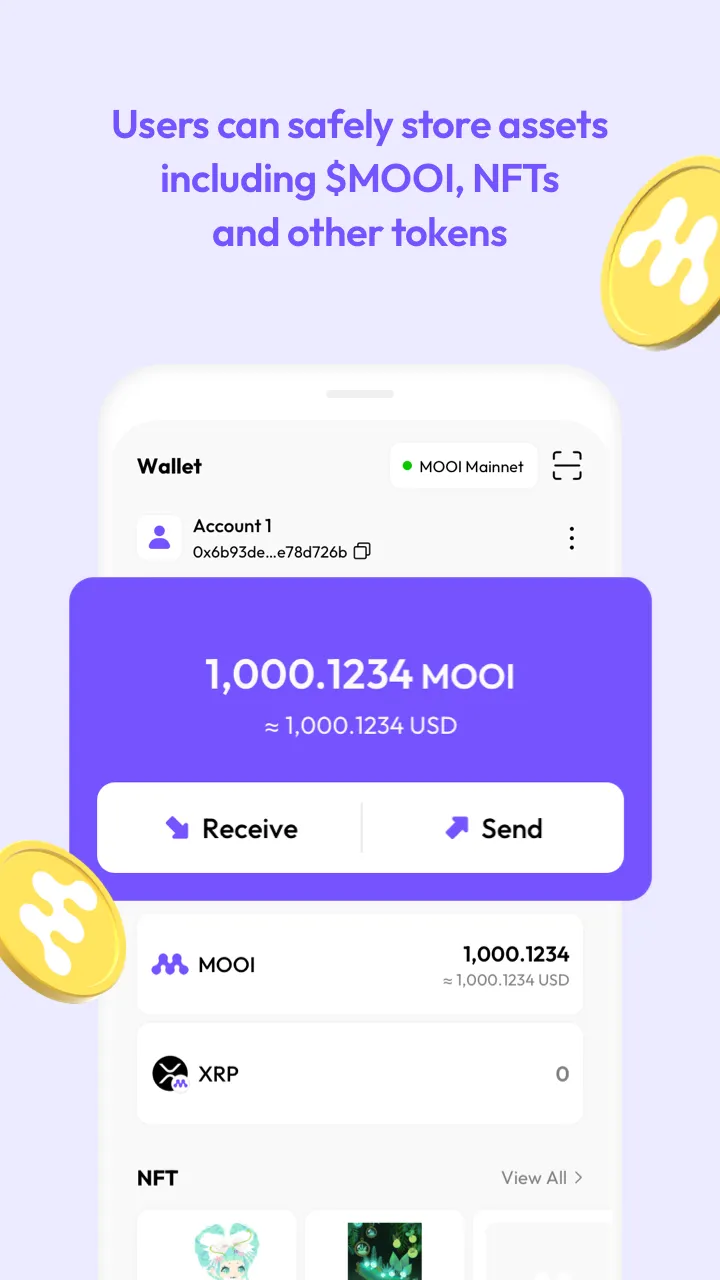 MOOI Wallet | Indus Appstore | Screenshot