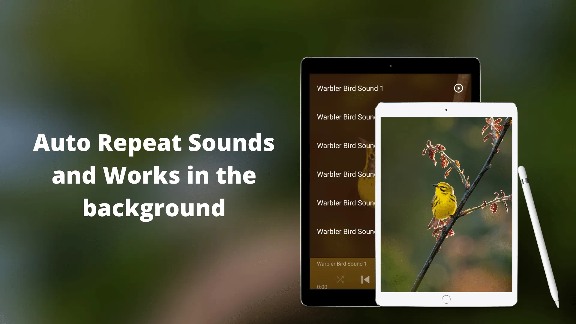 Warbler Bird Sounds | Indus Appstore | Screenshot