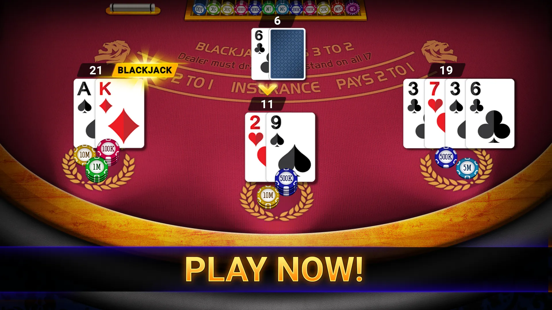 Blackjack 21: online casino | Indus Appstore | Screenshot