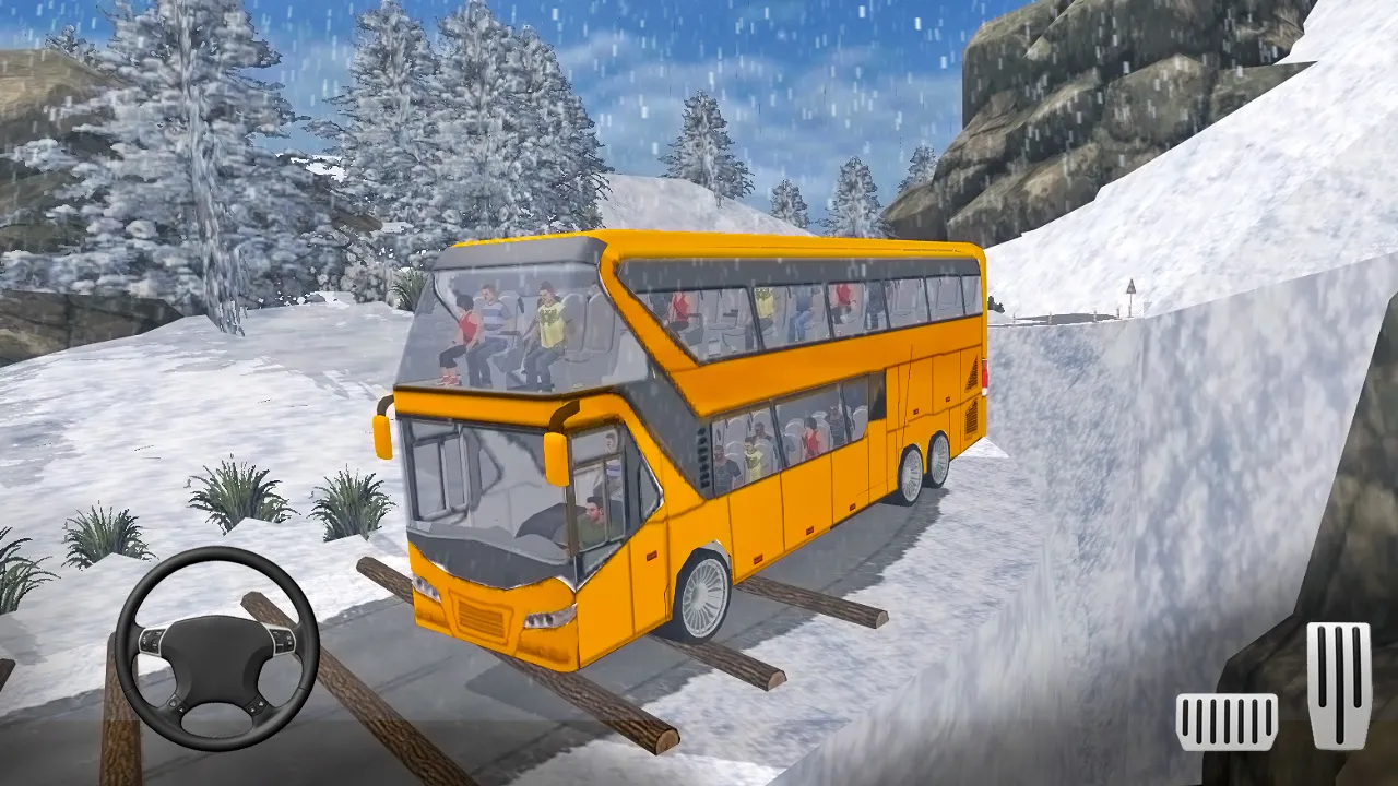 Offroad Snow Hill Bus Driving | Indus Appstore | Screenshot