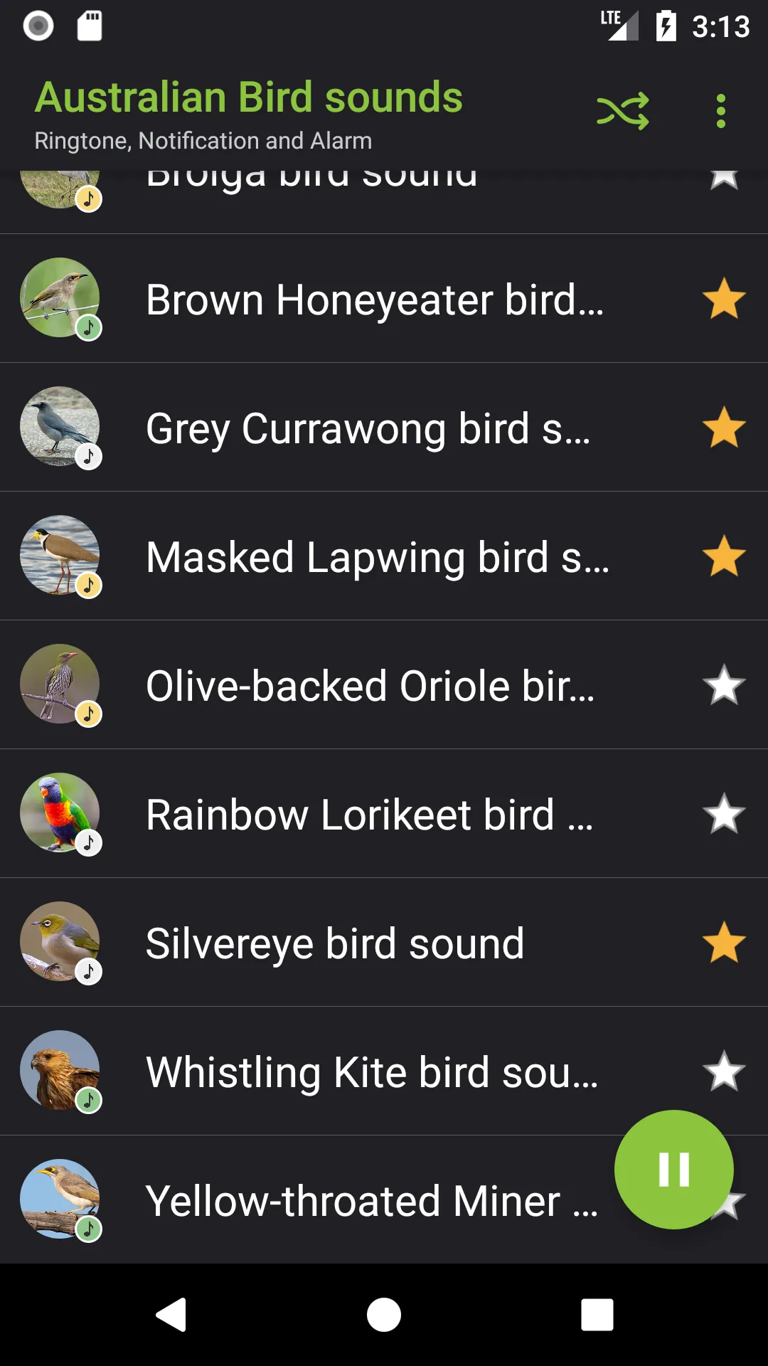 Australian Bird sounds | Indus Appstore | Screenshot