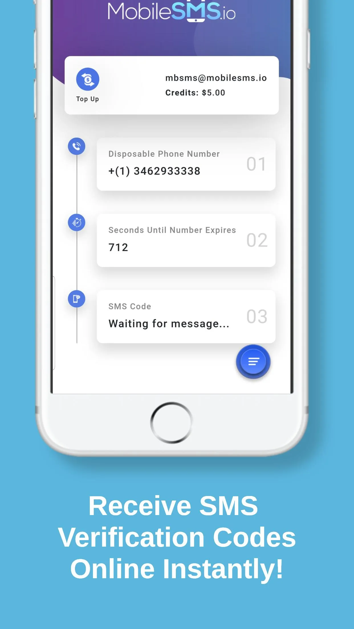 MobileSMS: Verify SMS Numbers | Indus Appstore | Screenshot