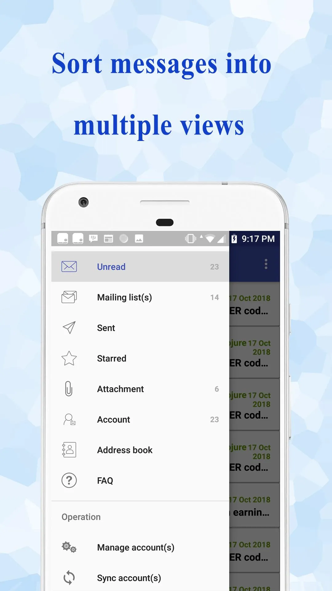 OMail—Stay organized with mail | Indus Appstore | Screenshot