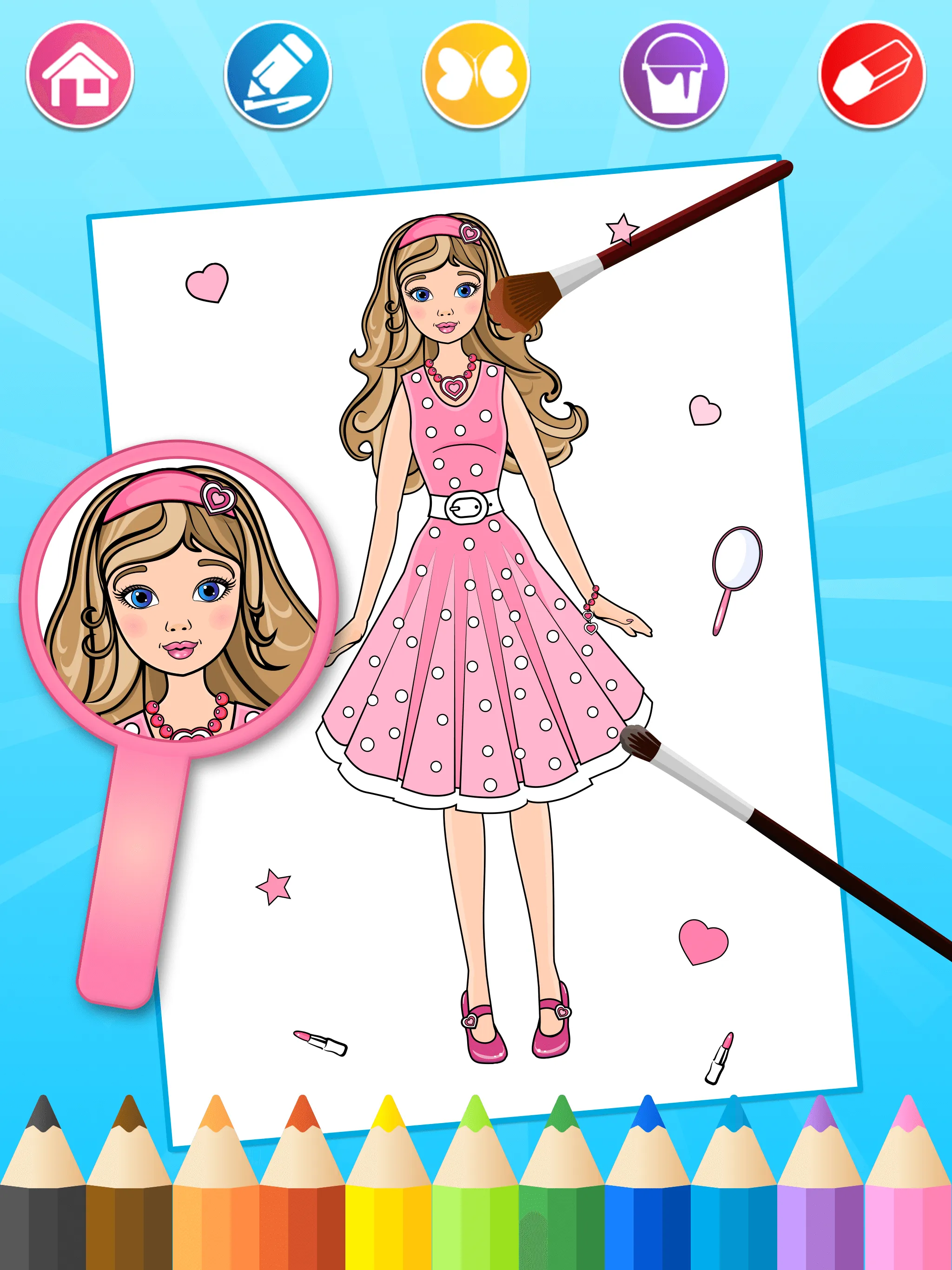 Princess Coloring Pages | Indus Appstore | Screenshot