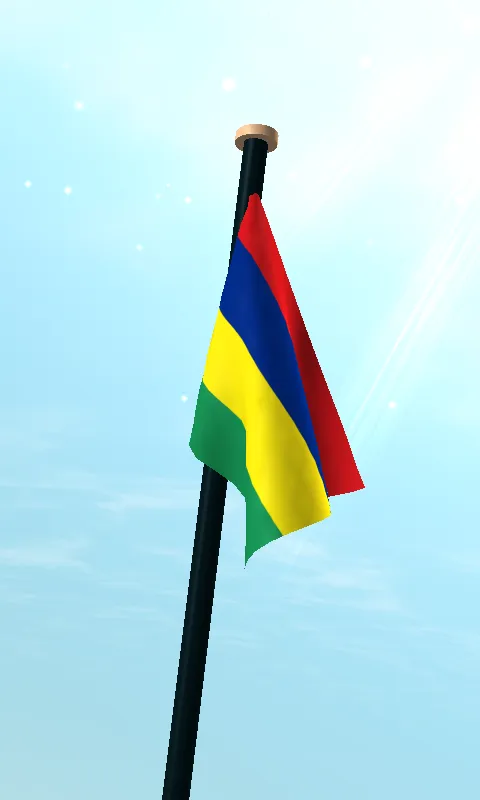 Mauritius Flag 3D Free | Indus Appstore | Screenshot