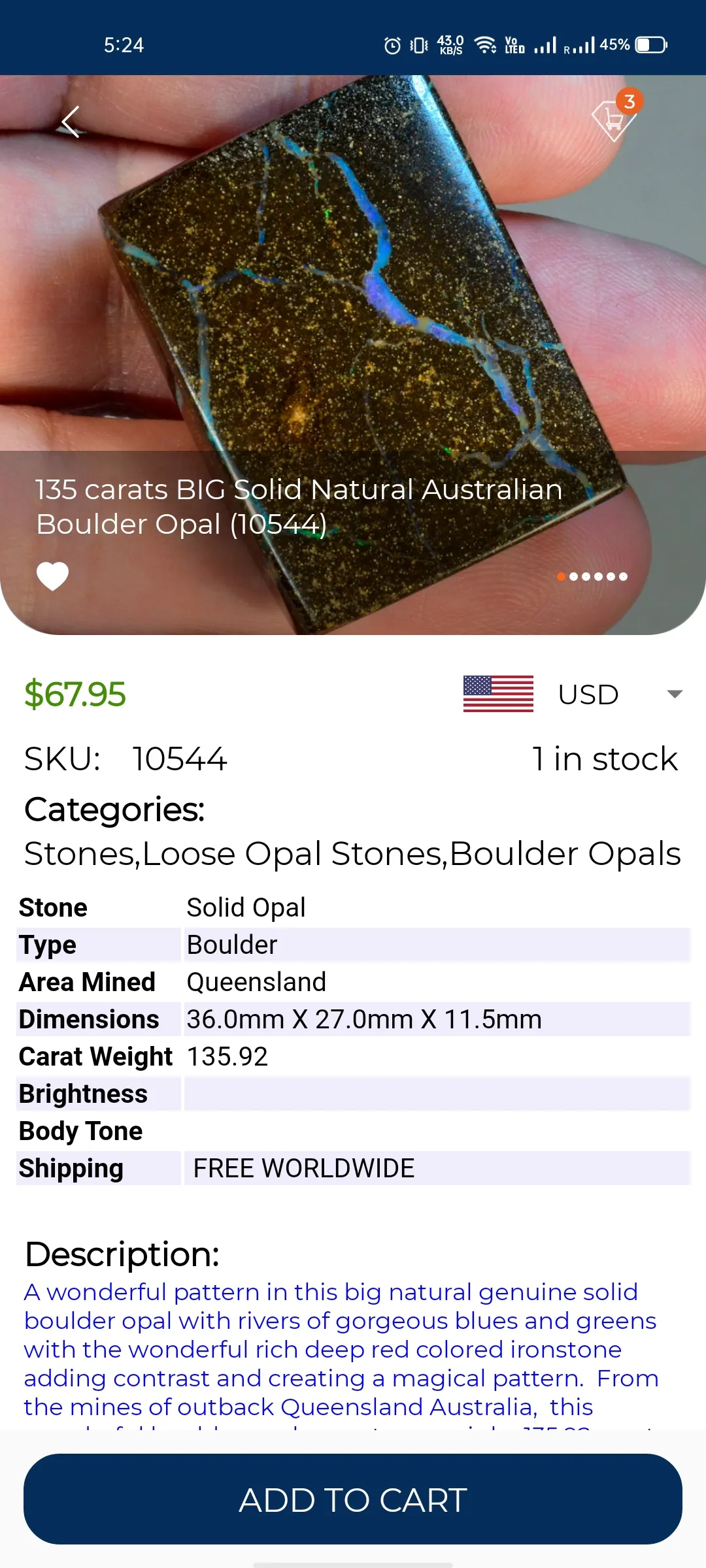 Just Opal - Opal Jewellery App | Indus Appstore | Screenshot