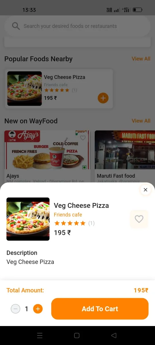 WayFood | Indus Appstore | Screenshot