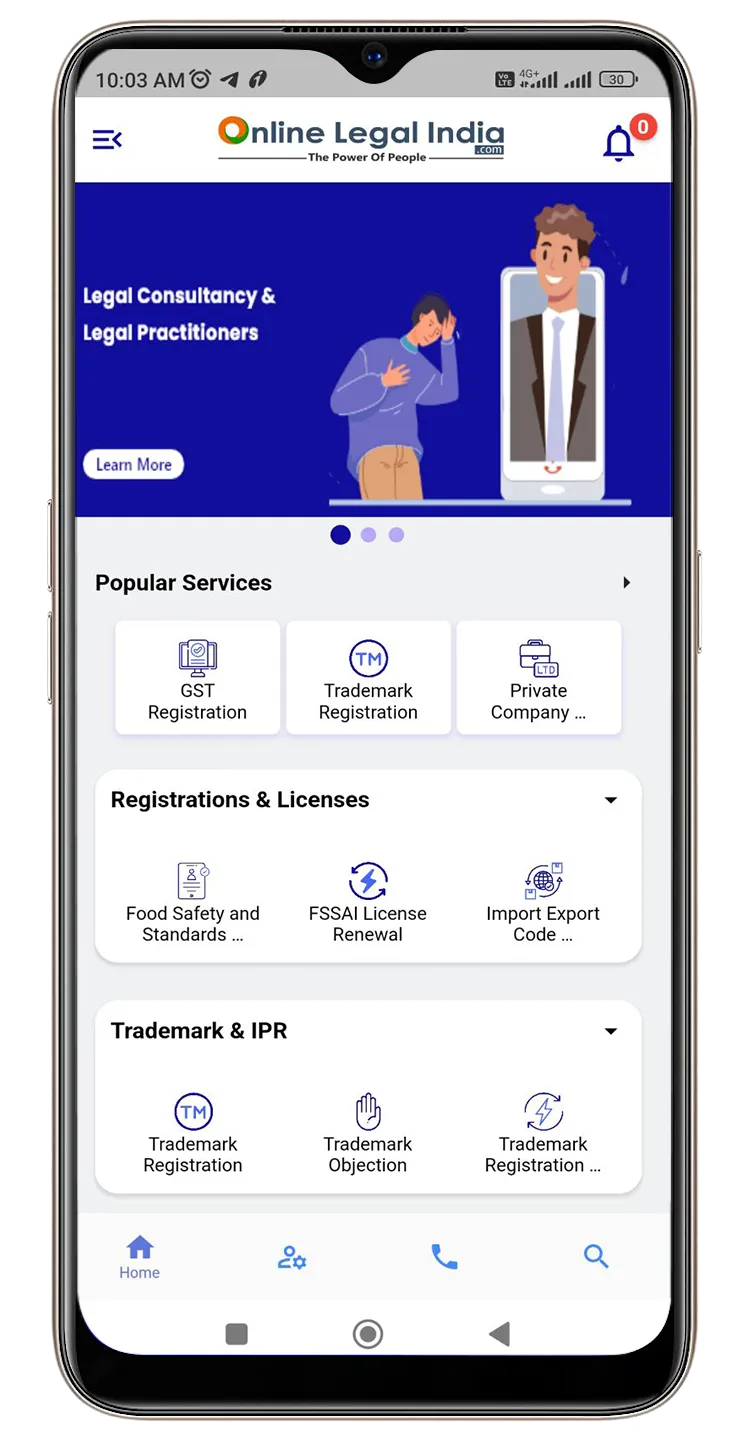 Online Legal India | Indus Appstore | Screenshot