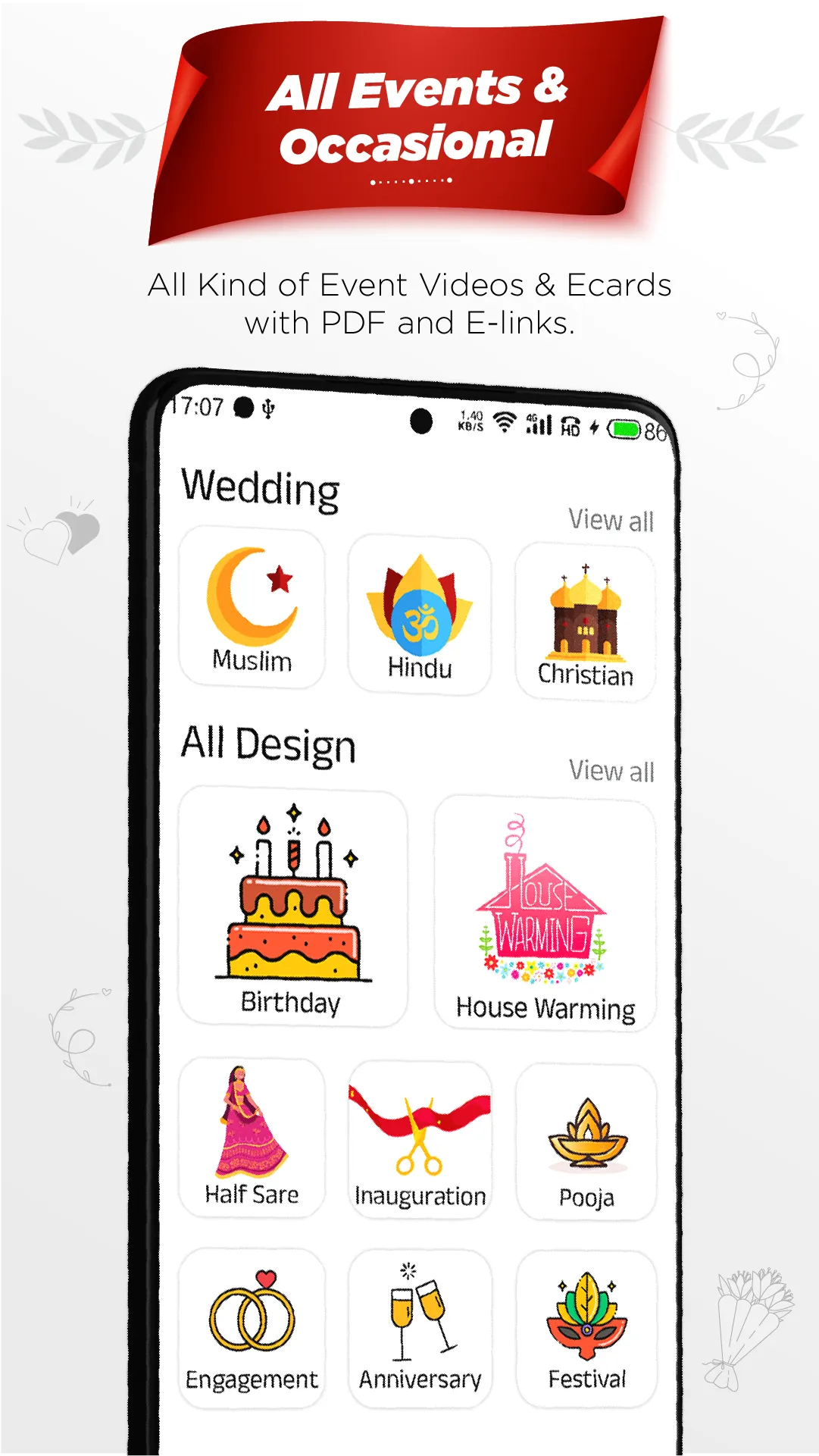 Video Invitation Maker | Indus Appstore | Screenshot