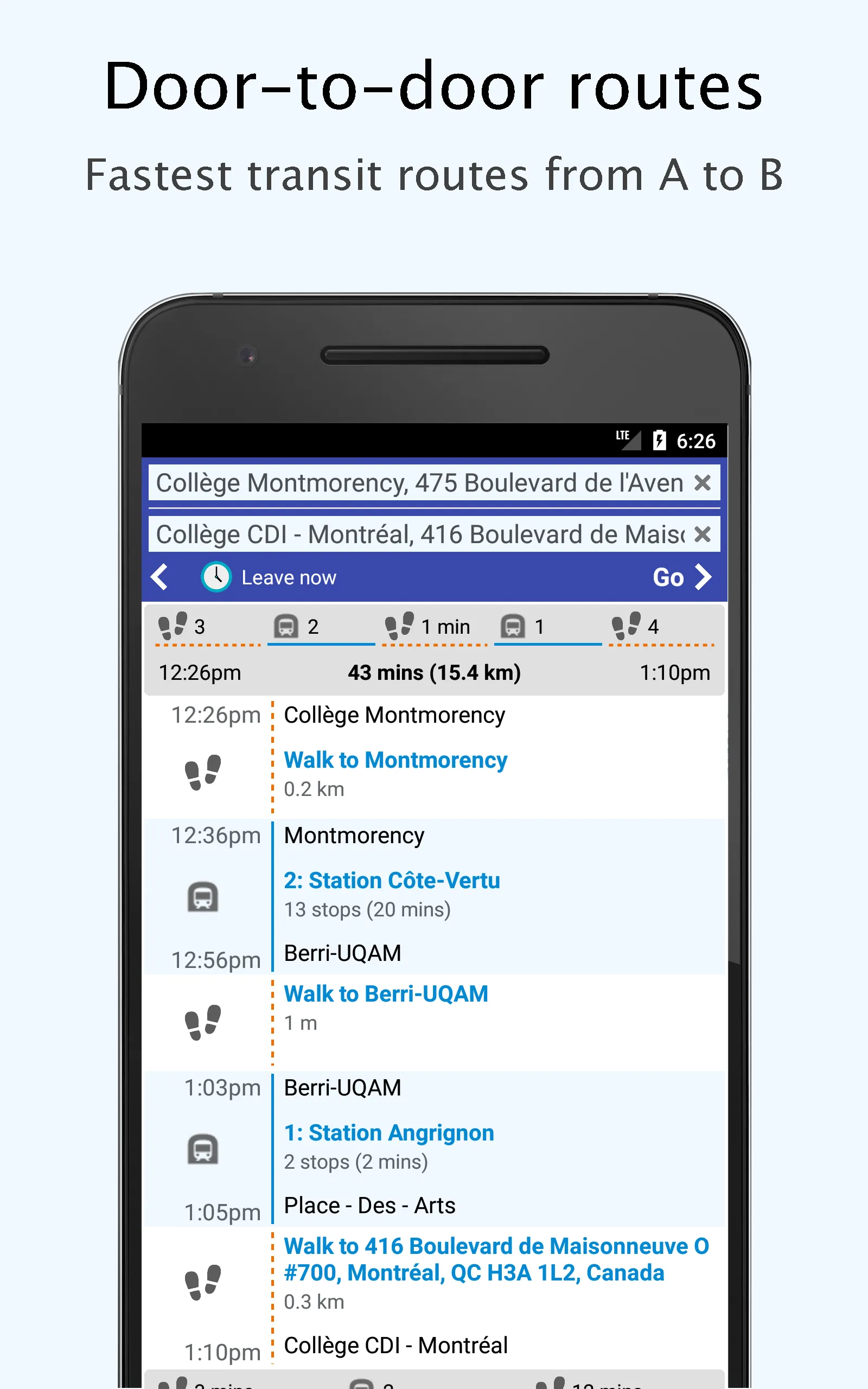 Montreal STM departures & maps | Indus Appstore | Screenshot