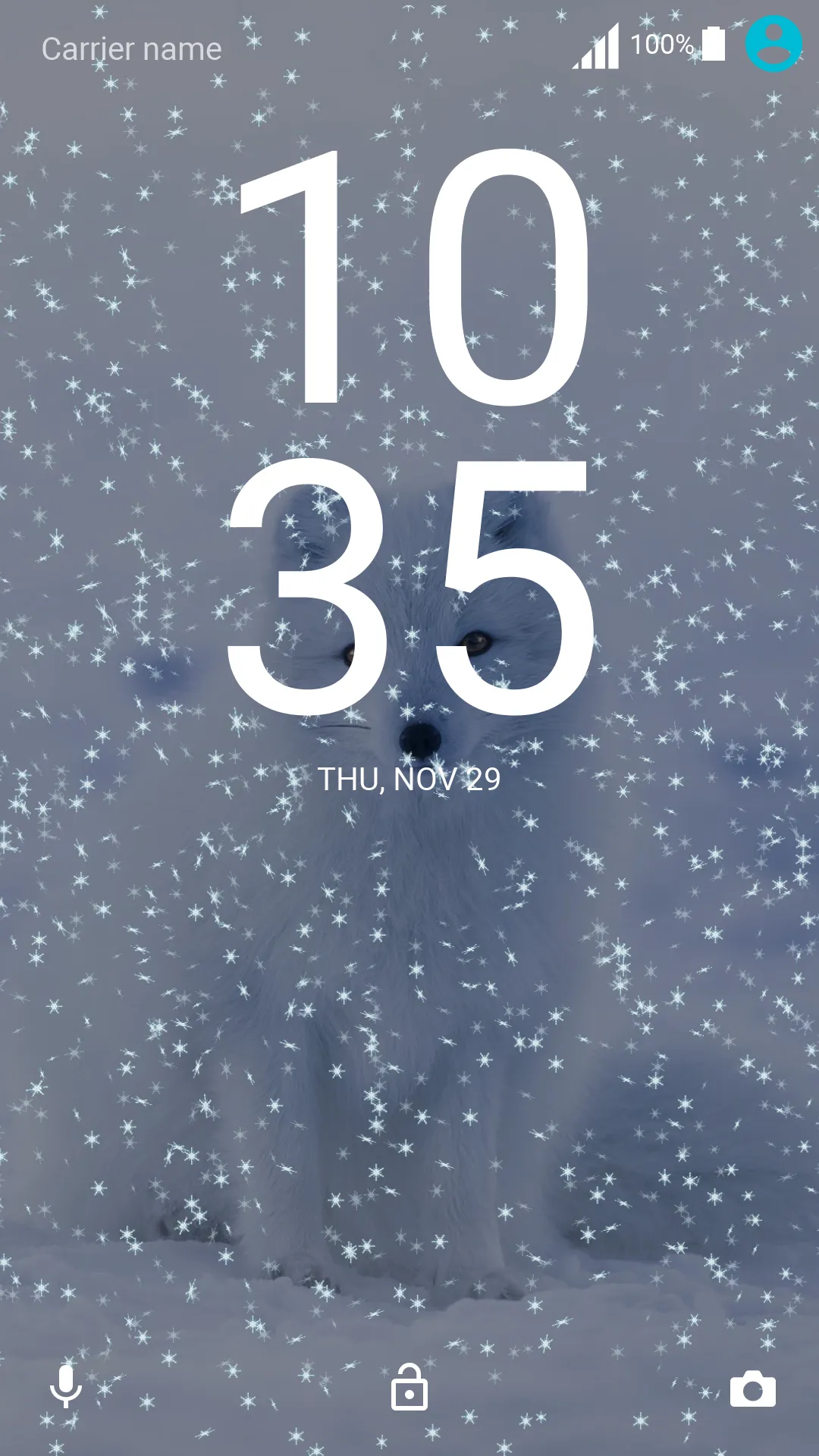 Snowy Winter Theme | Indus Appstore | Screenshot