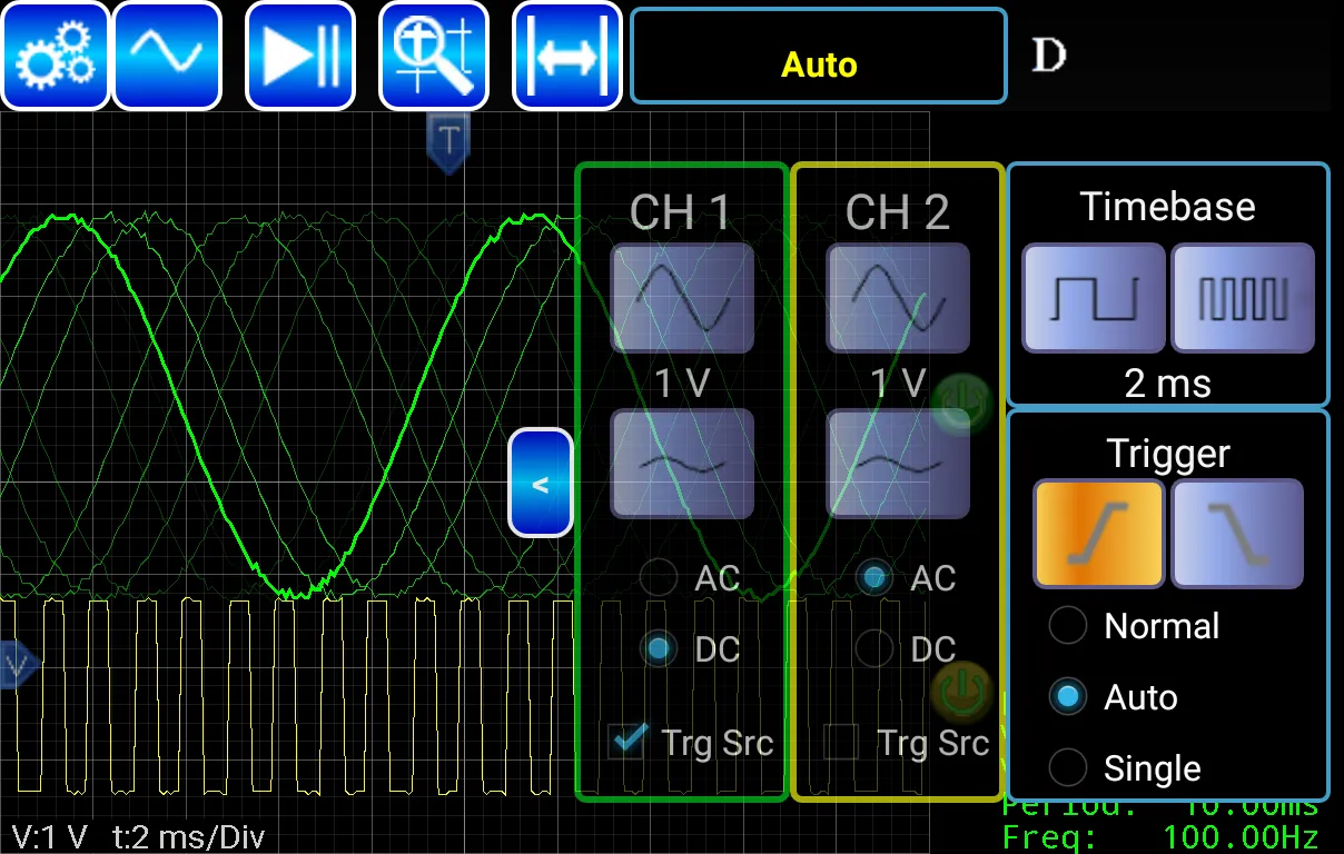 AR-Oscilloscope | Indus Appstore | Screenshot