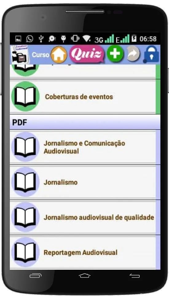 Curso de Jornalismo Audiovisua | Indus Appstore | Screenshot