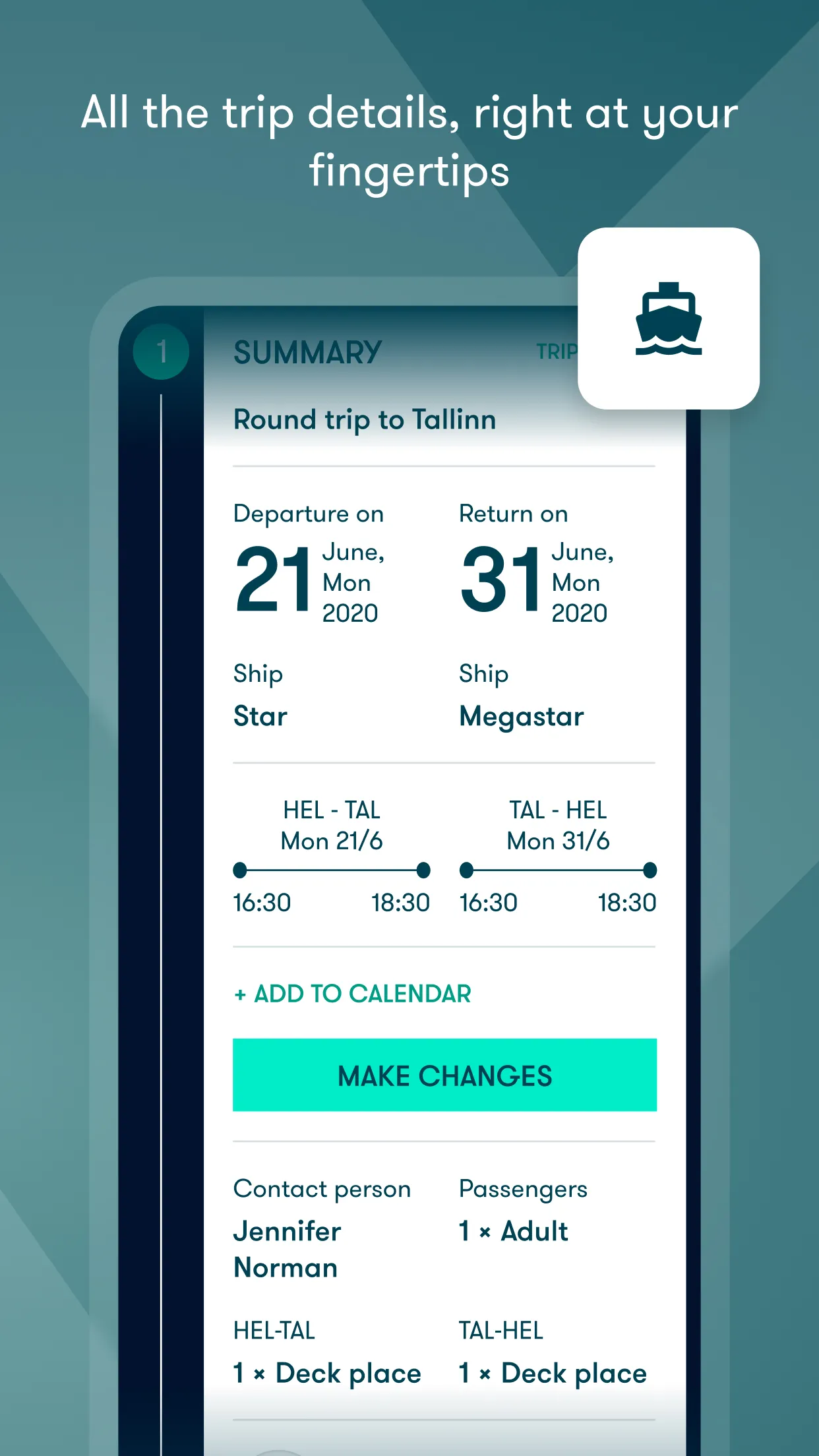 Tallink Silja Line | Indus Appstore | Screenshot