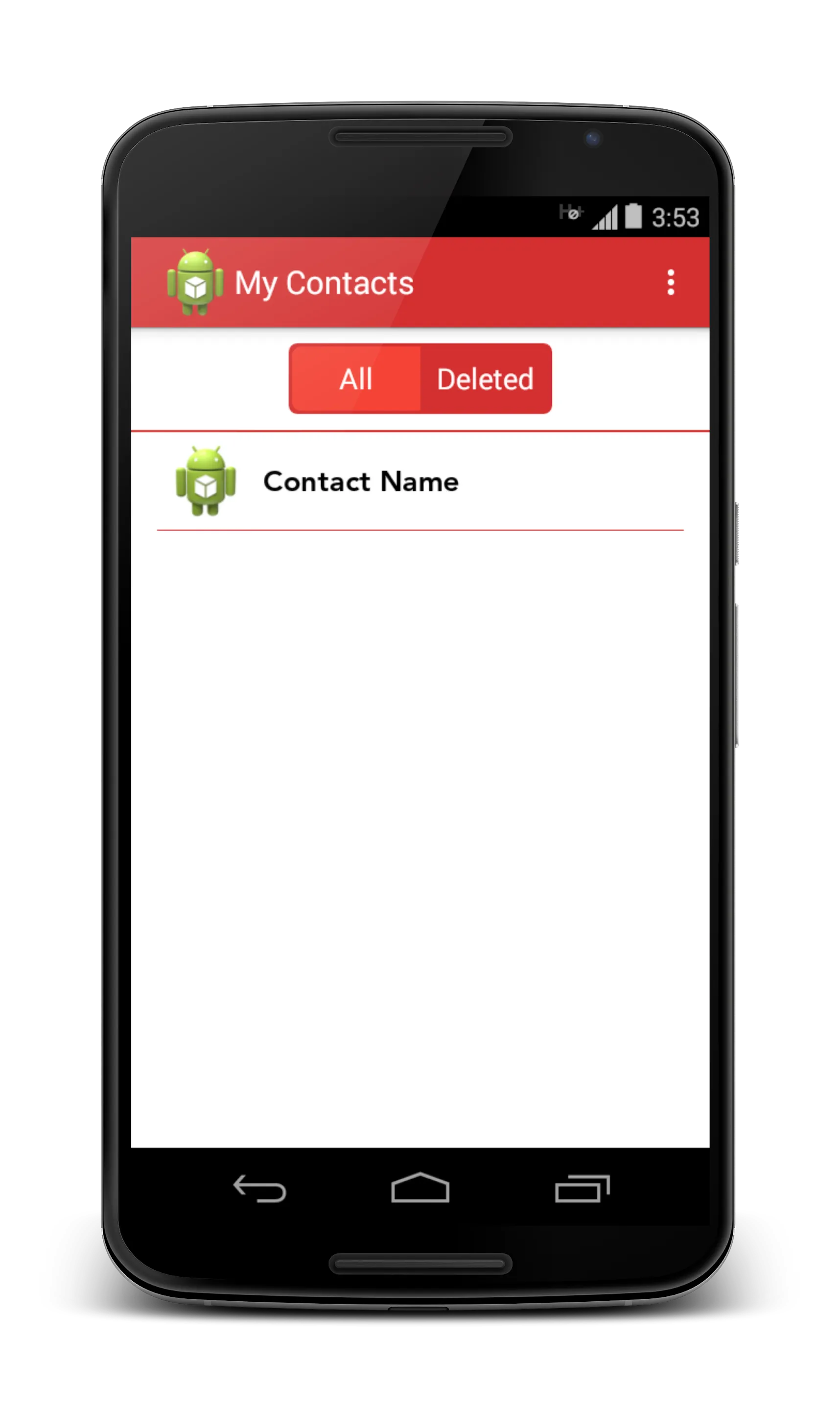 Deleted Contacts | Indus Appstore | Screenshot