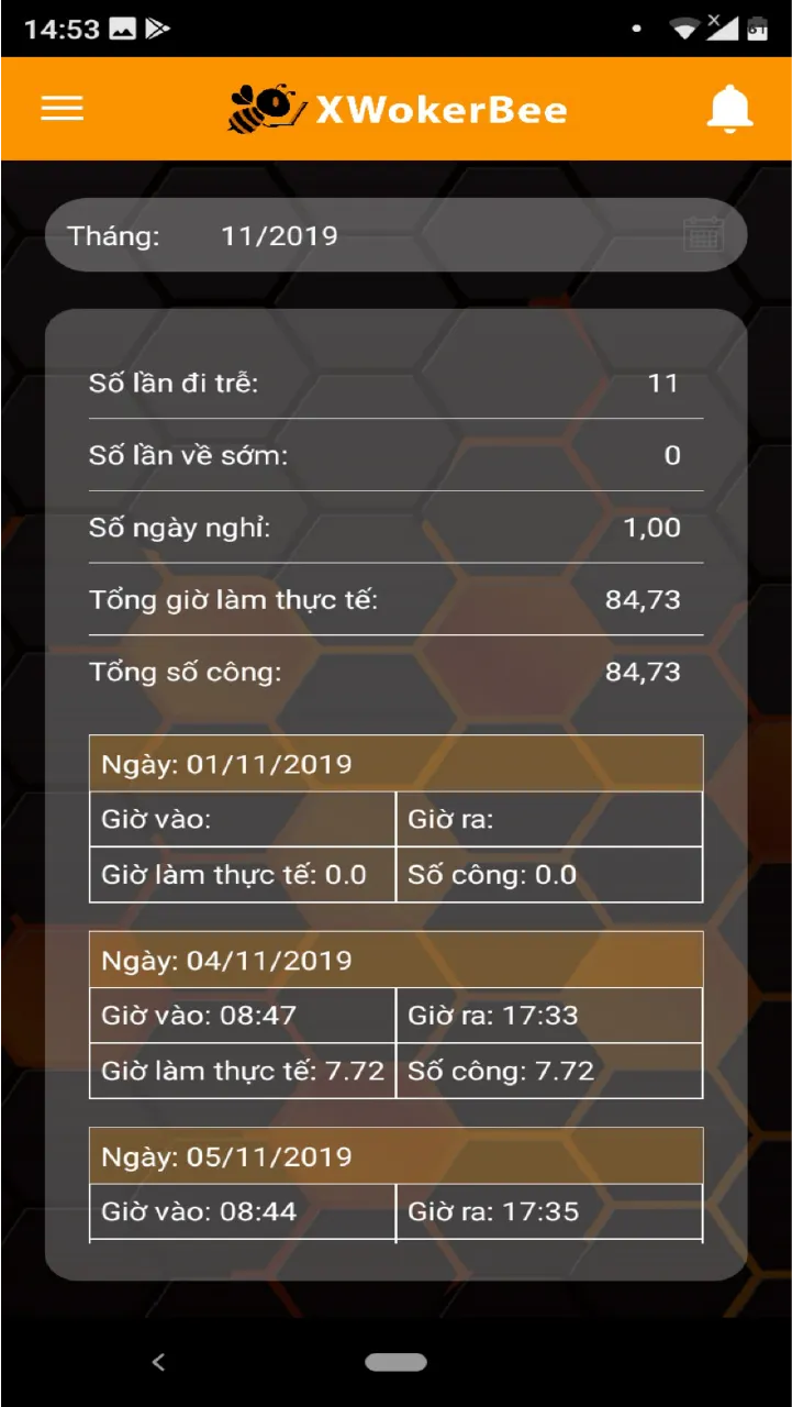 XWorkerBee - Chấm công | Indus Appstore | Screenshot