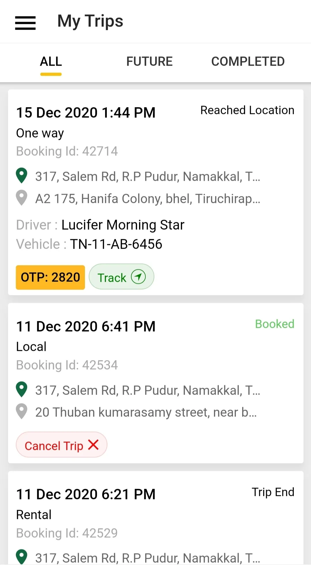 One Way Call Taxi | Indus Appstore | Screenshot