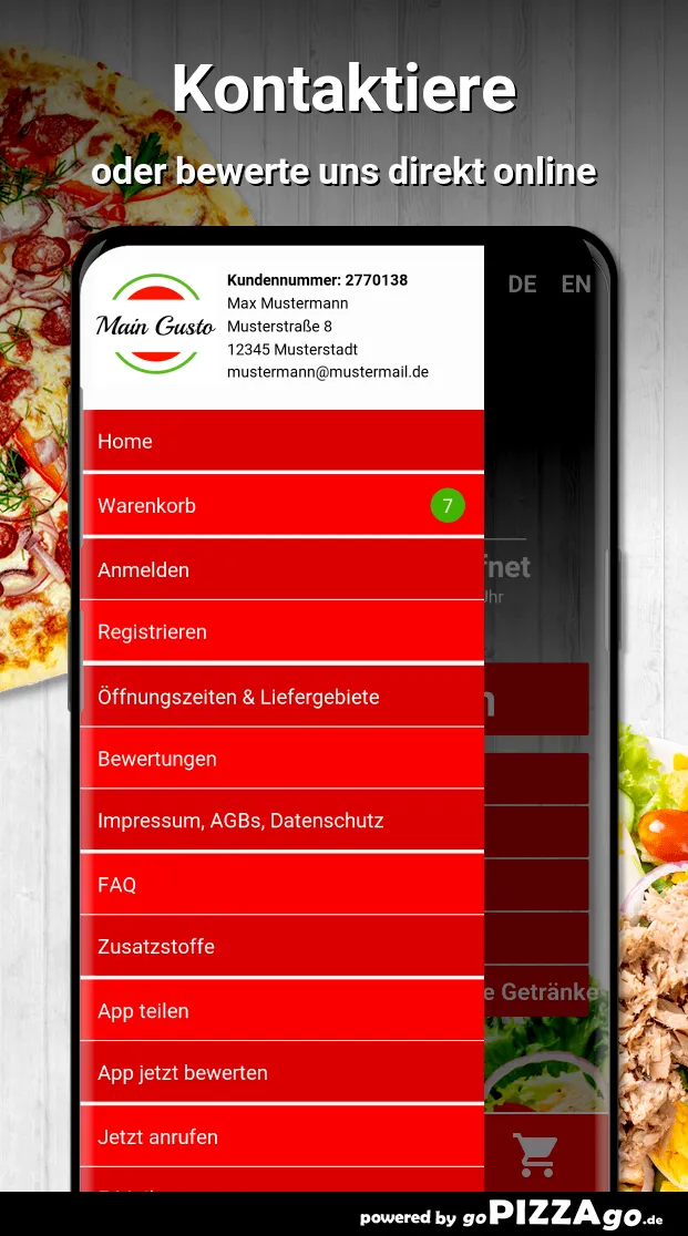 Main Gusto Würzburg | Indus Appstore | Screenshot