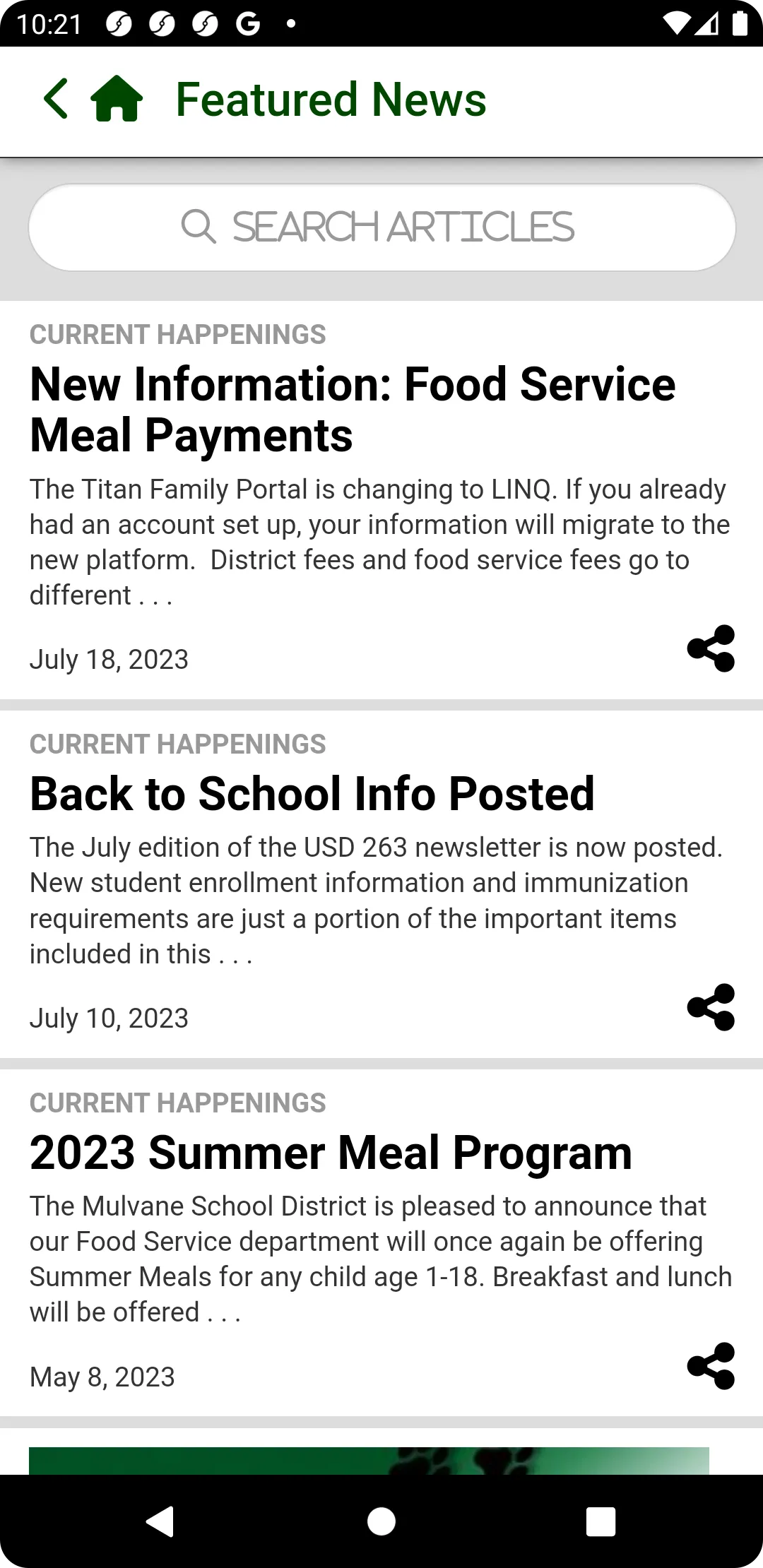 Mulvane School District 263 | Indus Appstore | Screenshot