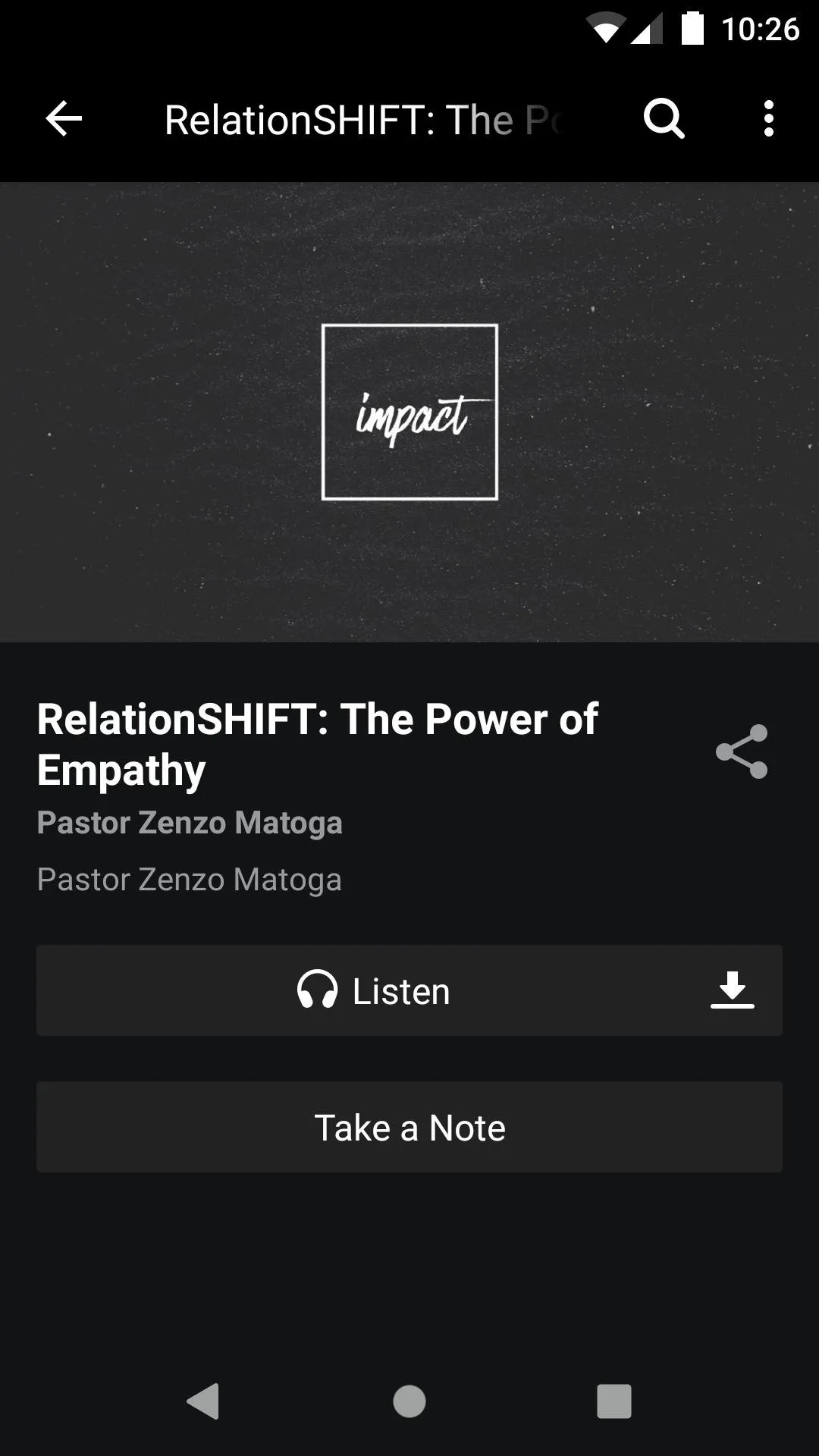 Impact Church MA | Indus Appstore | Screenshot