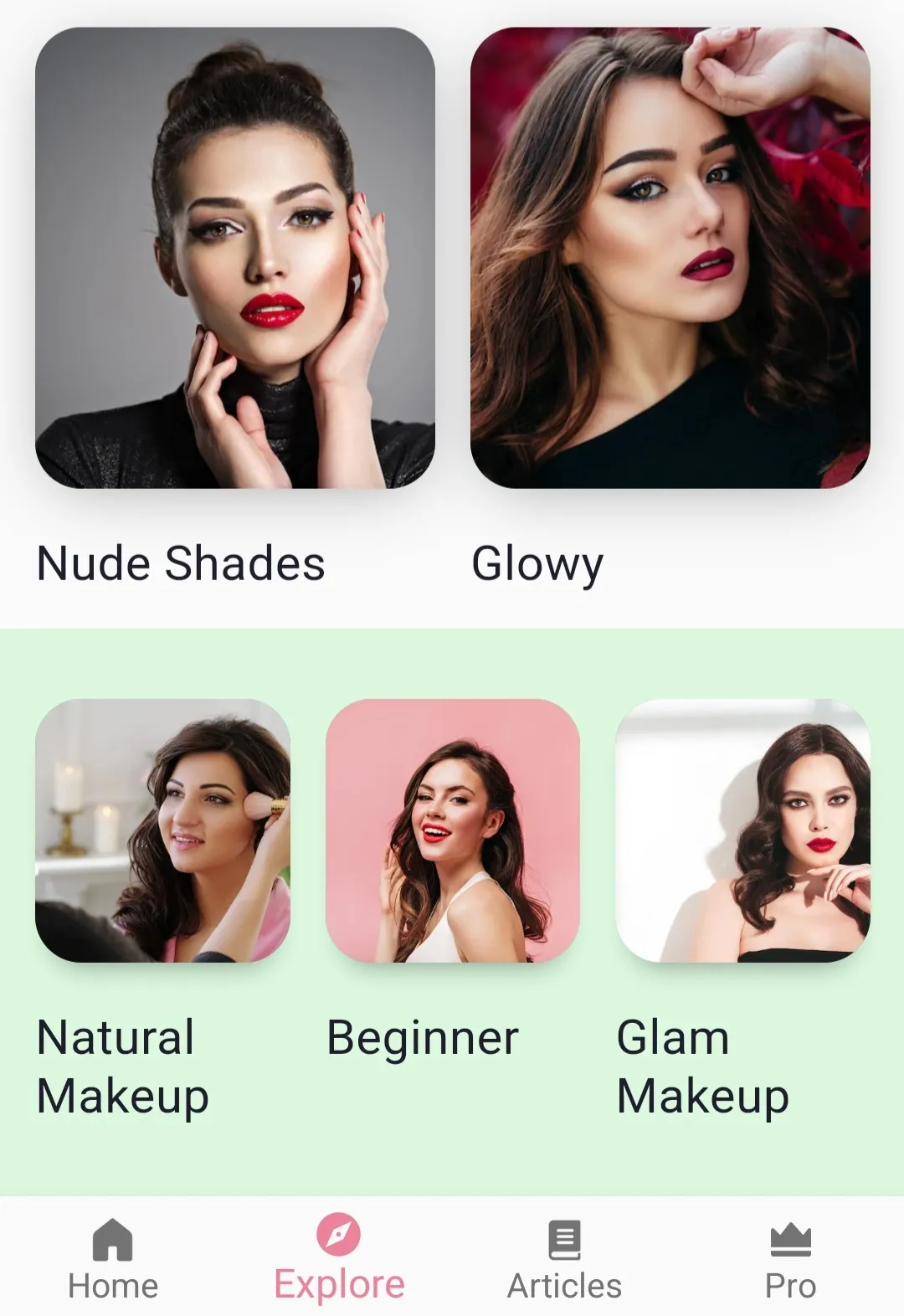 Makeup Tutorial App | Indus Appstore | Screenshot