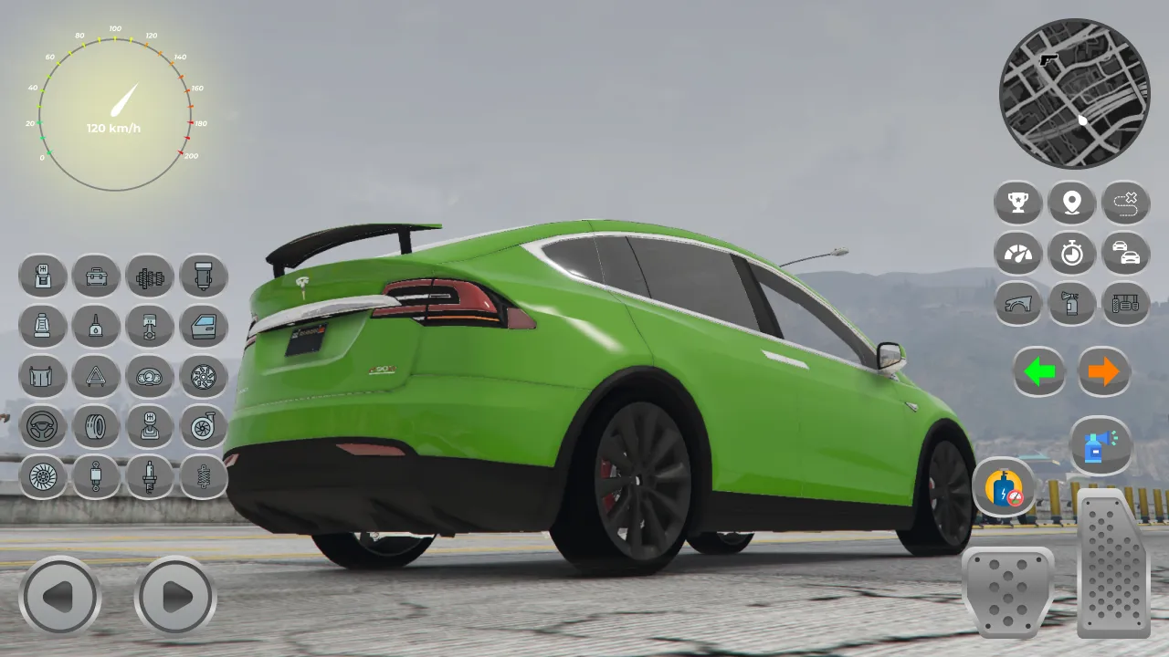 Racing Tesla Model X Simulator | Indus Appstore | Screenshot