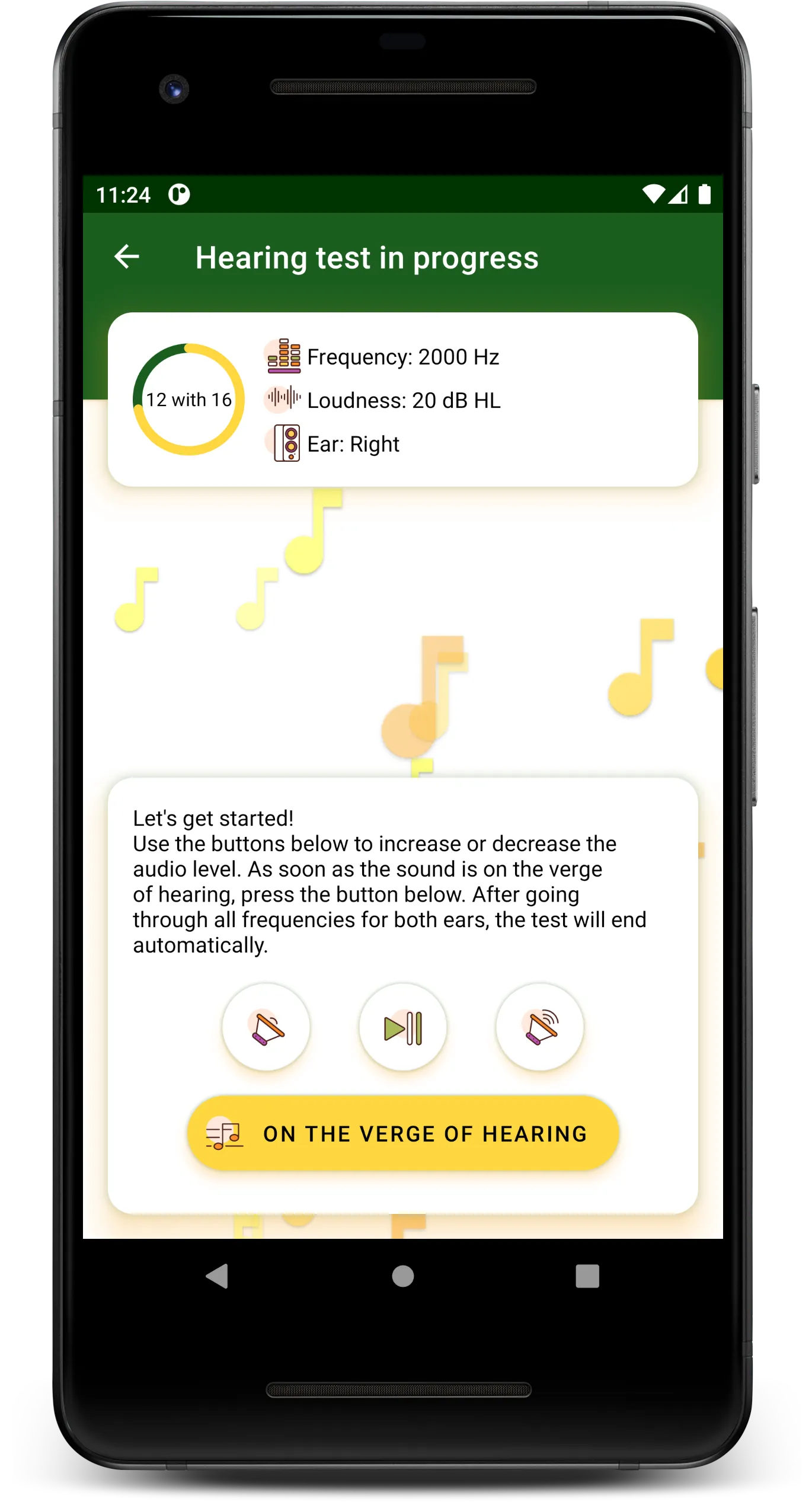 Audiogram - hearing test | Indus Appstore | Screenshot