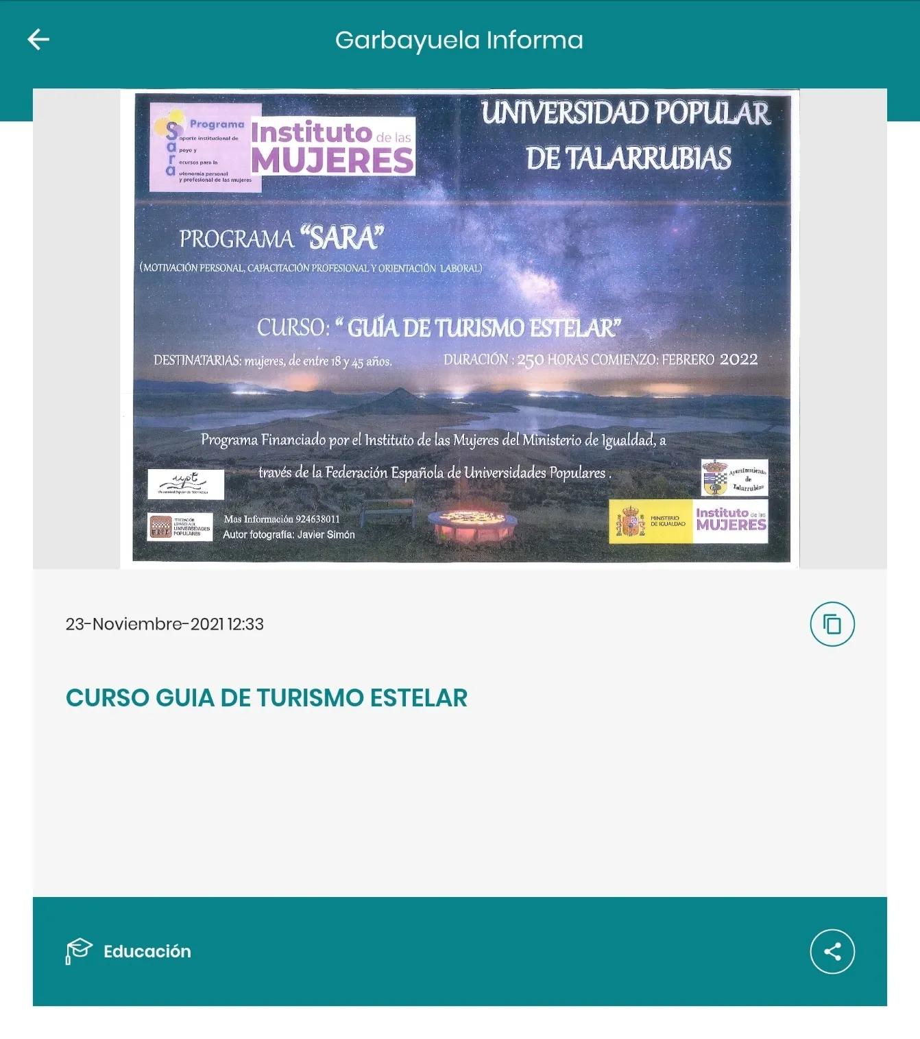 Garbayuela Informa | Indus Appstore | Screenshot