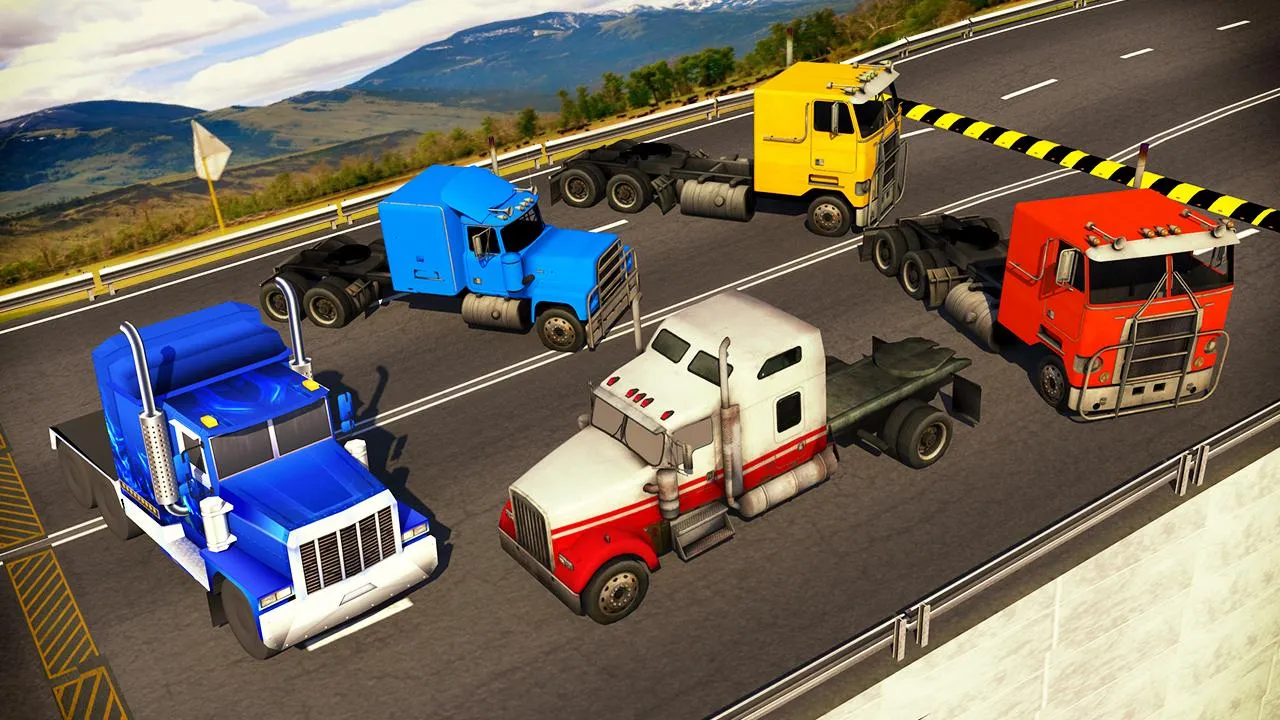 Chained Trucks against Ramp | Indus Appstore | Screenshot