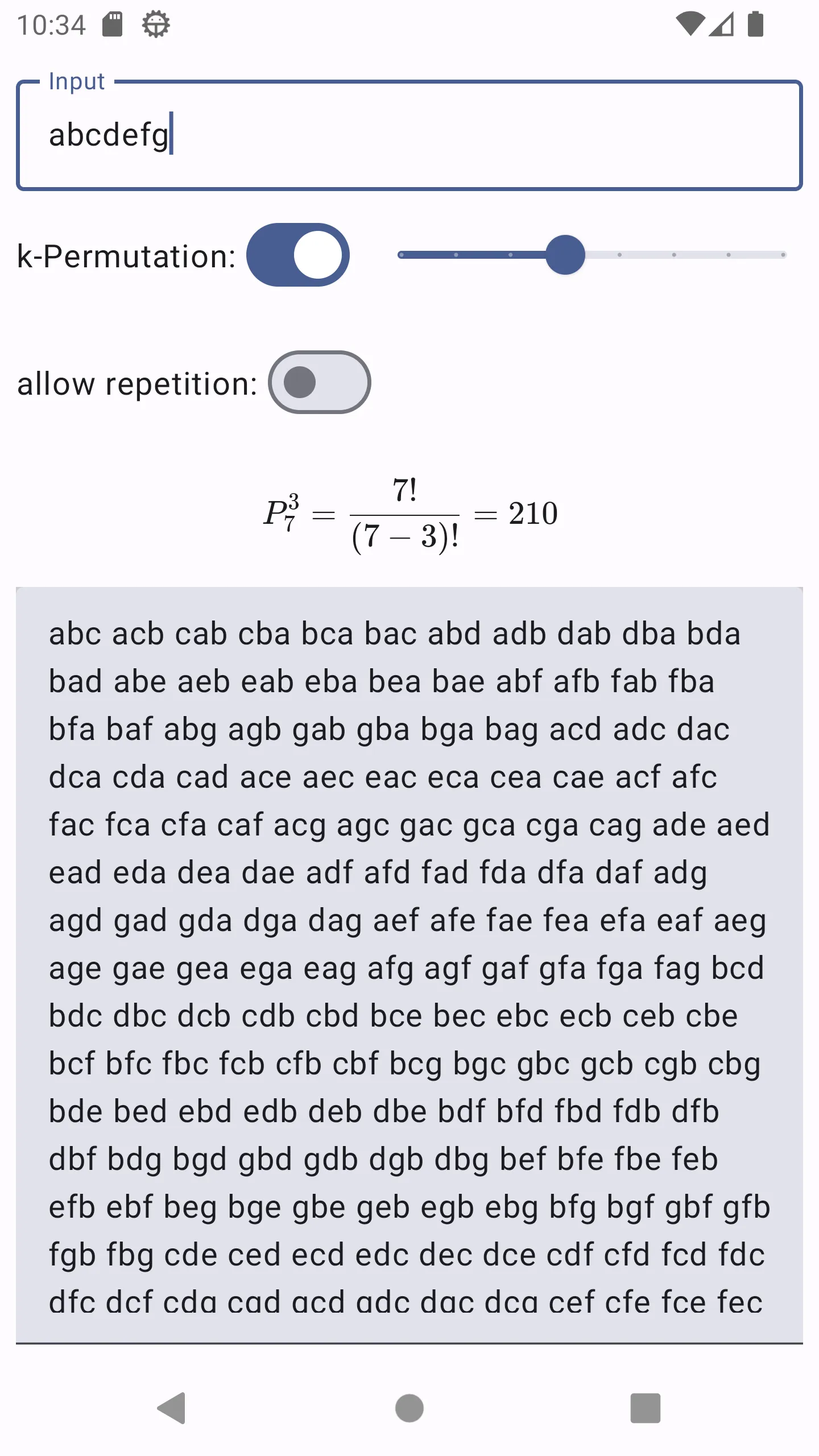 Combinatorics Mathematics | Indus Appstore | Screenshot