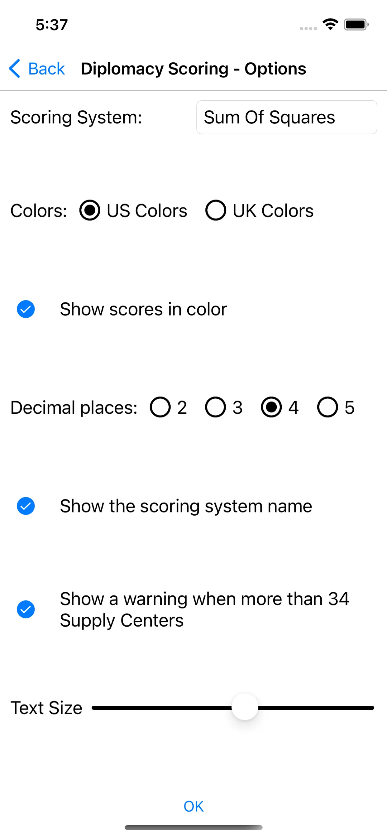 Diplomacy Tournament Scoring | Indus Appstore | Screenshot