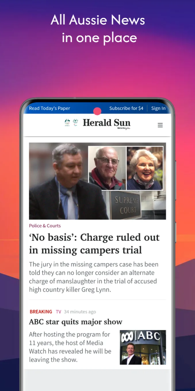 All Australia Newspapers | Indus Appstore | Screenshot