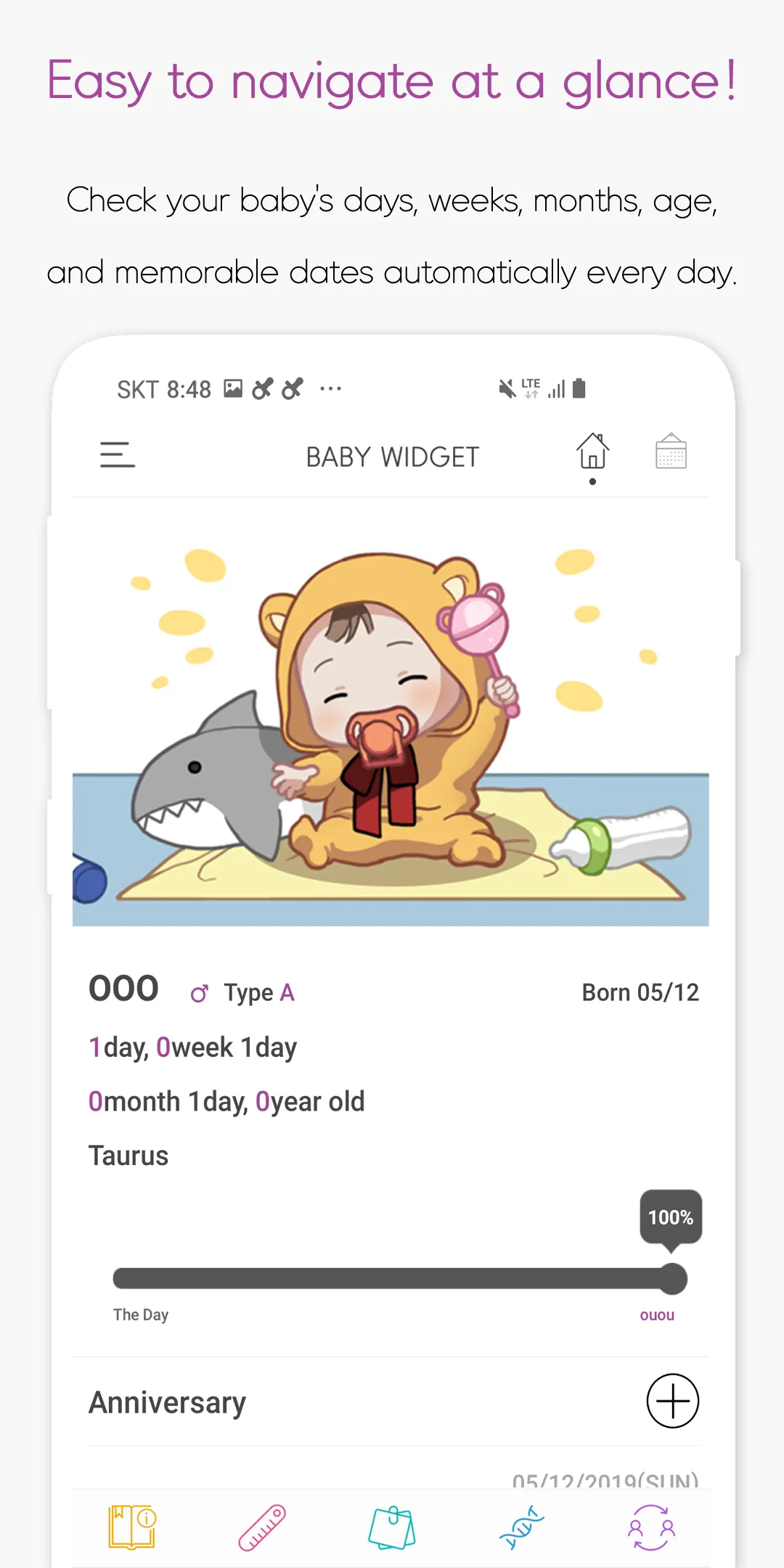 Baby Widget : Baby Tracker | Indus Appstore | Screenshot