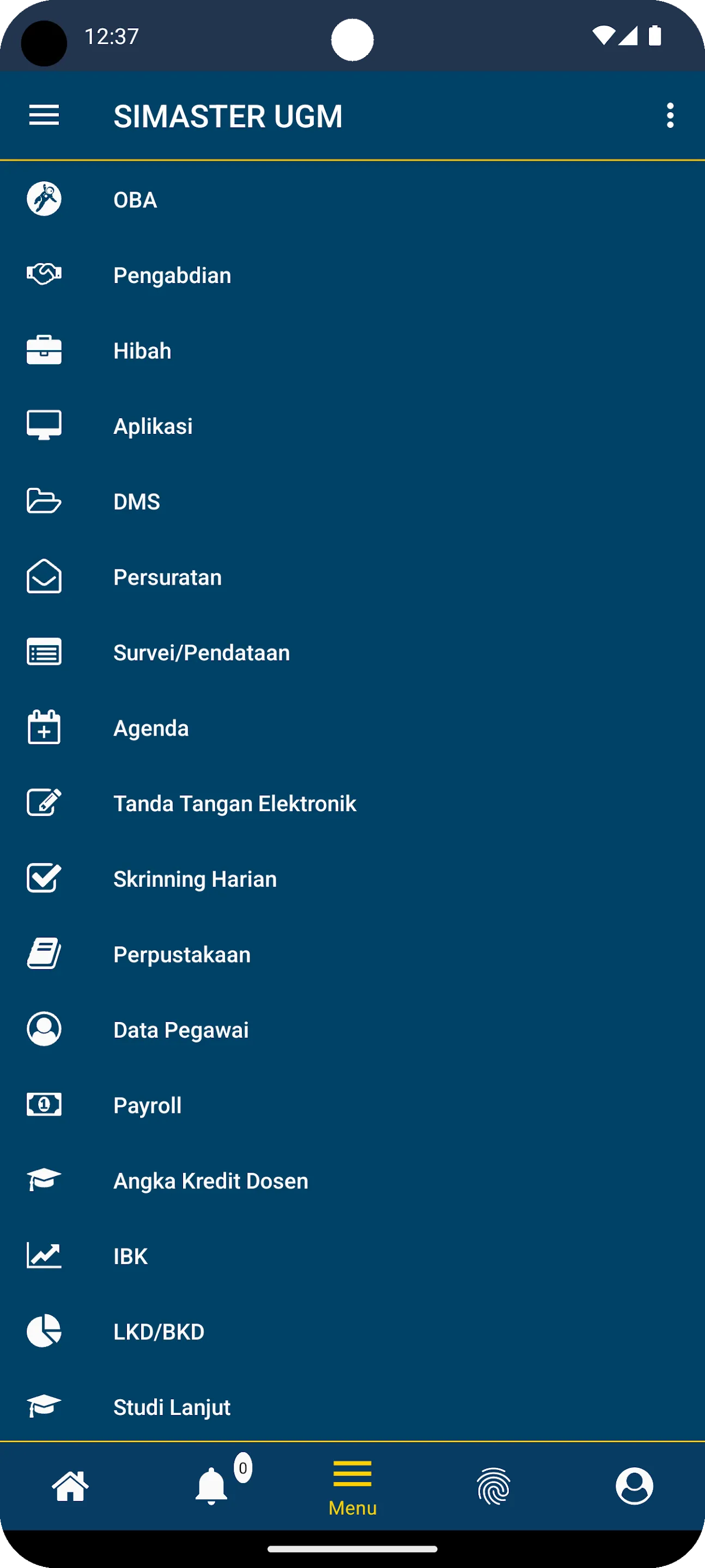 Simaster UGM | Indus Appstore | Screenshot