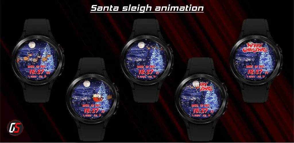 GS Christmas Watch Face | Indus Appstore | Screenshot