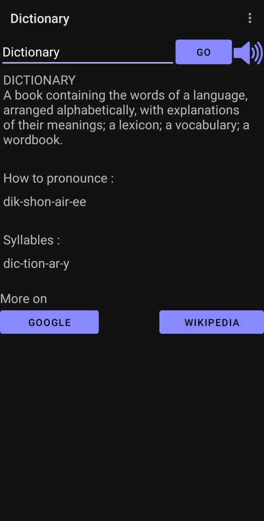 Dictionary | Indus Appstore | Screenshot