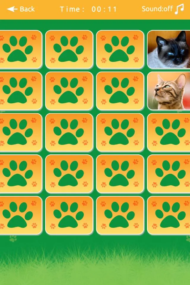 Cats Memory Match Game | Indus Appstore | Screenshot