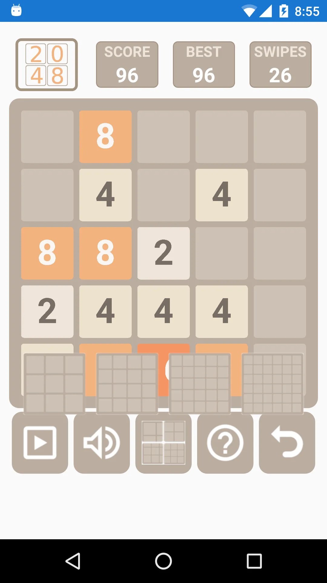 A 2048 Puzzle | Indus Appstore | Screenshot