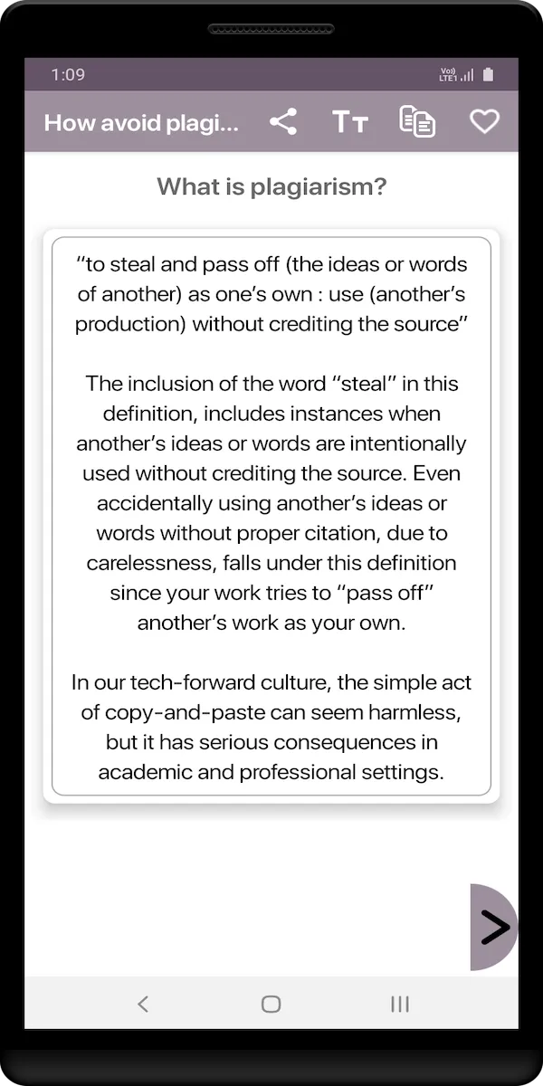 How avoid plagiarism | Indus Appstore | Screenshot