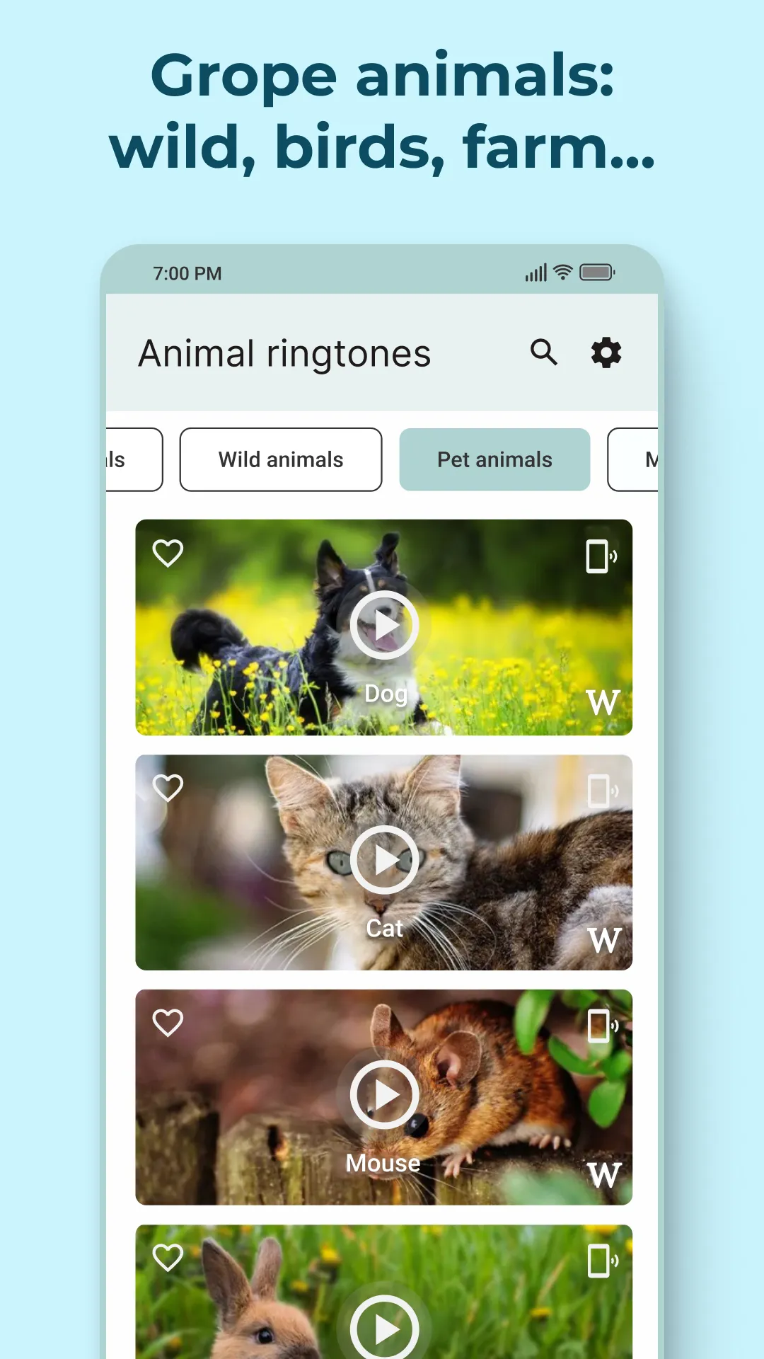 Animal Sounds and Ringtones | Indus Appstore | Screenshot