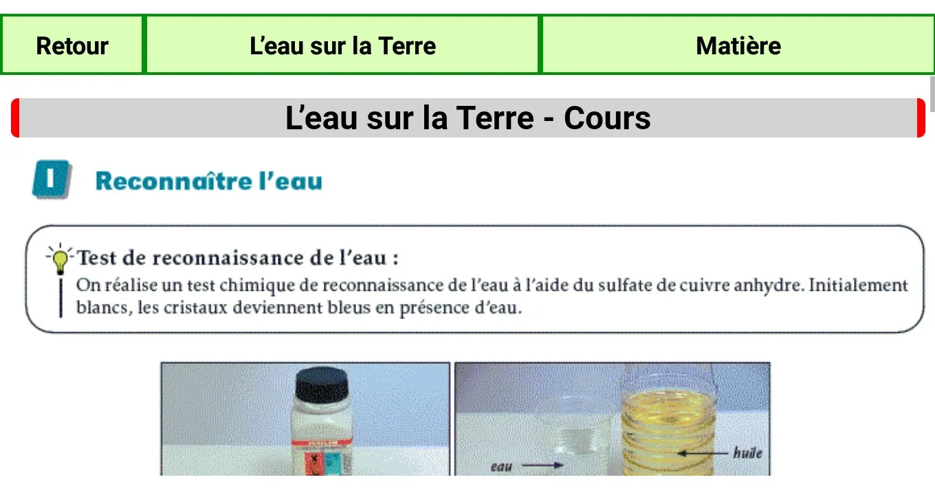 Physique et Chimie 5ème | Indus Appstore | Screenshot